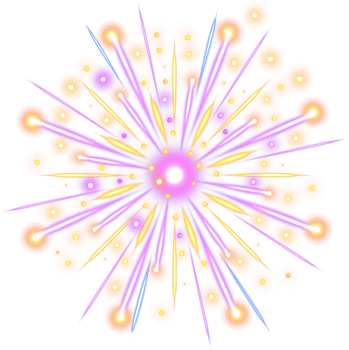 illuminated shapes glowing png