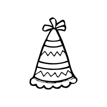 Birthday party hat illustration illustration vector