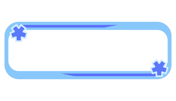 Minimalist Label in blue pastel color with flower png