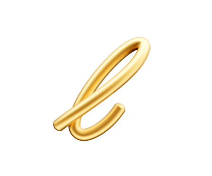 3d Golden Shiny Small Letter l Alphabet l Rounded Inflatable Font 3d Illustration png