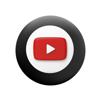 Modern YouTube Logo Icon png