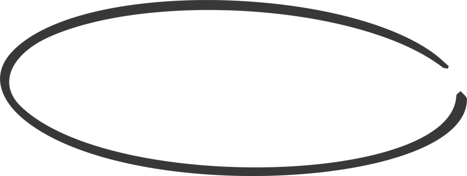 Hand drawn oval brush stroke. Ellipse doodle scribbles. Circle marker underline for text. Round chalk frame. png