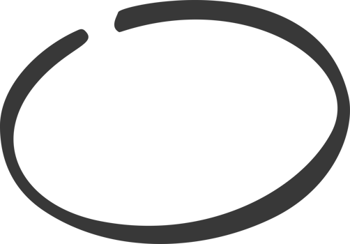 Hand drawn oval brush stroke. Ellipse doodle scribbles. Circle marker underline for text. Round chalk frame png