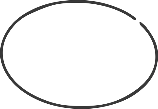 Highlight pen line. Hand drawn circle underline sketch. Oval pencil stroke. Doodle mark scribble. Ellipse and round emphasis png
