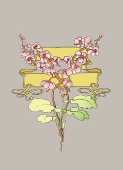 vintage hand draw flowesrs design pattern vector