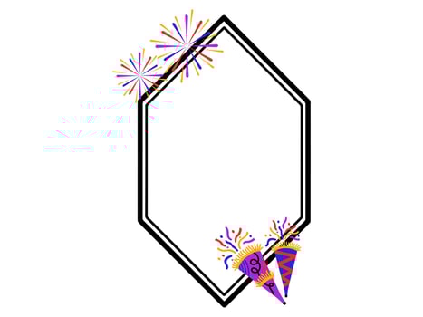New Years Frame Background Illustration vector
