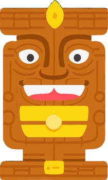Anthropology Polynesia Craftsmanship Totem Wood vector