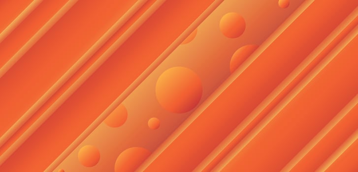 Orange stripes background with drops of water vector