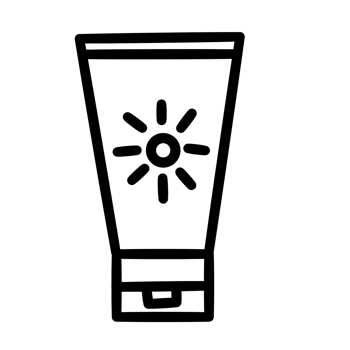 Sunsscreen Doodle art illustration png