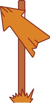 Wooden Directional Signs for Weddings vector