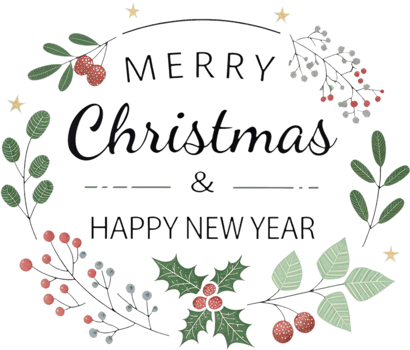 Holly berries add sparkle to Christmas season decoration elegance. . png