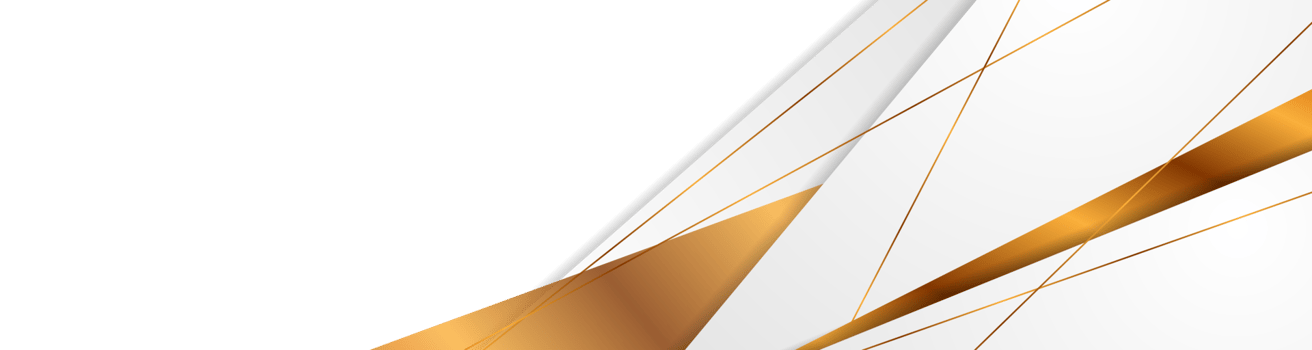 White and golden abstract banner png