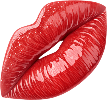 Colorful kiss marks express love s tender and intimate affection. . png