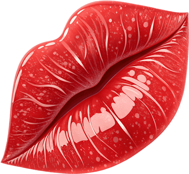 Colorful kiss mark celebrates love s tender and intimate moments. . png