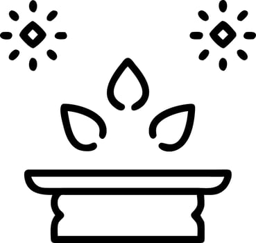 Tika and Flower Petals Podium with Copy Space vector