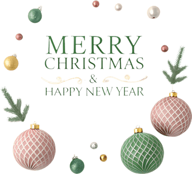 Celebrate Christmas with beautiful ornaments and sparkling decorations. . png