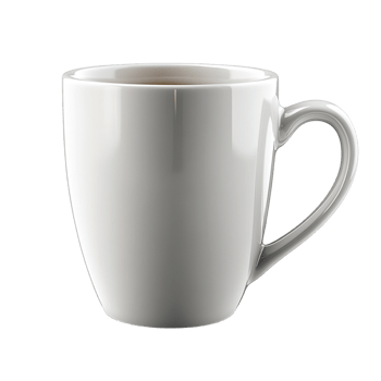 Coffee Mug Isolated on Transparent Background for Cafe Branding, Beverage Illustrations, and Digital Artwork png