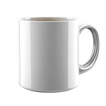 Coffee Mug Isolated on Transparent Background for Cafe Branding, Beverage Graphics, and Digital Art Projects png