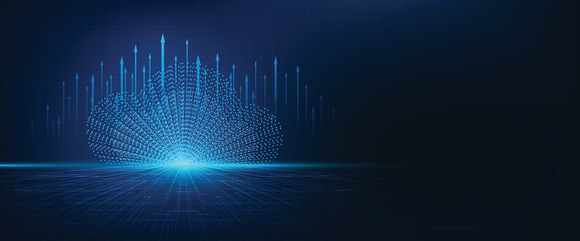 Cloud technology futuristic and innovation. Networking technology. Modern futuristic design.Cloud computing Abstract technology background. vector