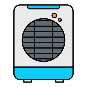 Cooler and air cooler icon concept vector