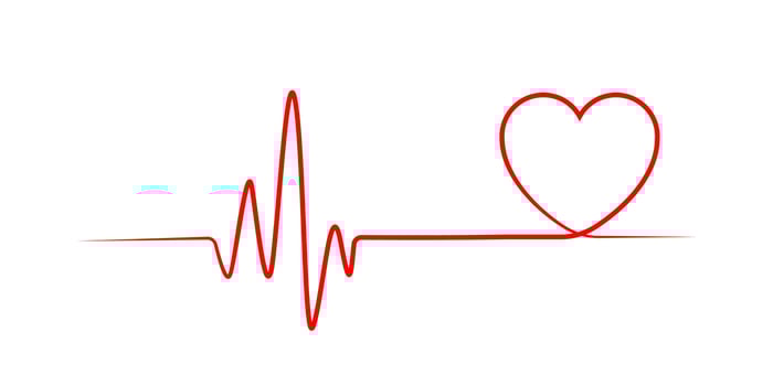 Heart beat pulse flat icon. Heartbeat icon. Heartbeat line with heart shape. Cardiogram line icon. Pulse icon. graphic EPS 10 vector