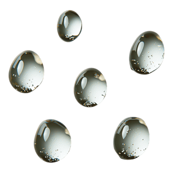 Close-Up View of Water Droplets Surface with Bubbles png