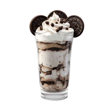 Isolated Milkshake Art in for Food Design Projects png