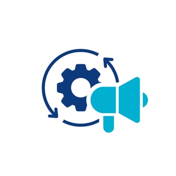 Automation and Marketing Concept Illustration. illustration vector