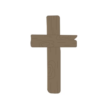 Wooden Cross Illustration vector