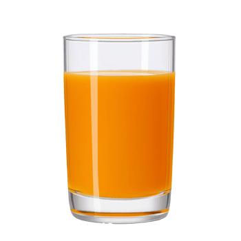 Refreshing Orange Juice in Glass Healthy Drink Vitamin C png