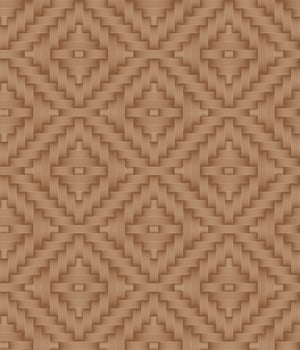 Bamboo Wood Weaving Diamond Pattern Background vector