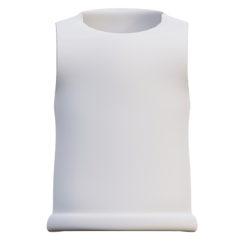 3d illustration tank top clothes png