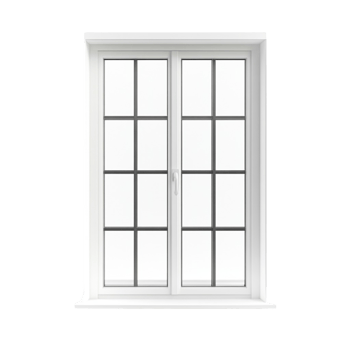 Cityscape Through Open Window Illustration png