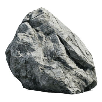 A Large Boulder with Natural Beauty png