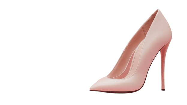A Pair of Elegant High Heels on a Solid Light Background Perfect for Fashion and Style Promotions in Online Retail or Advertising Campaigns. png