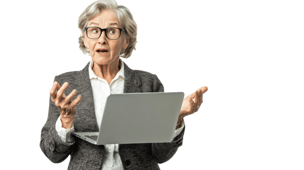 A Portrait of an Older Woman Dressed in Business Casual Attire, Perfect for Depicting Professionalism and Experience in Corporate Contexts. png