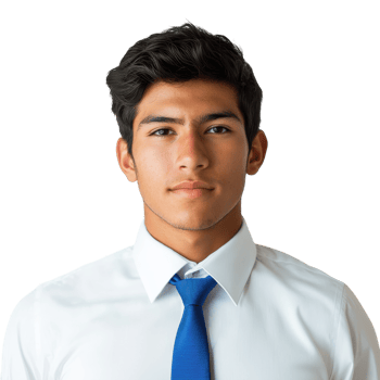 Professional Portrait of Young Latin American Male Businessman on transparent background png