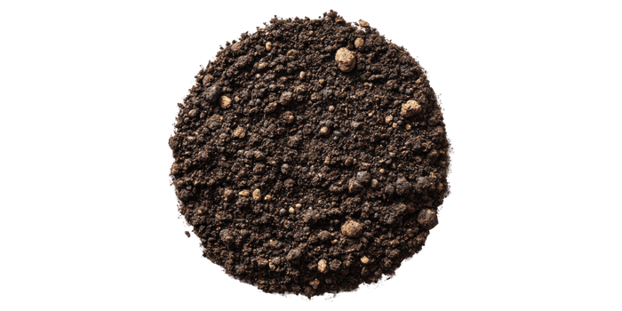 Soil Texture Circle Isolated on Transparent Background png