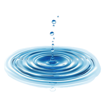 Floating Water Capturing the Serene Beauty of Nature's Elements on transparent background. png