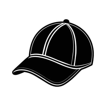 A Cap Flip silhouette art illustration vector