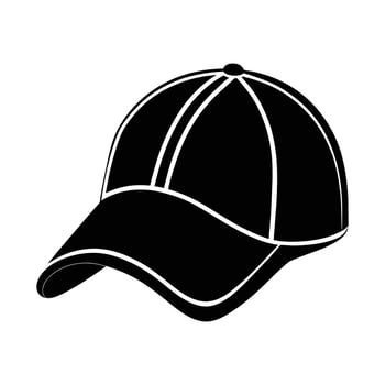 A Cap Flip silhouette design art vector
