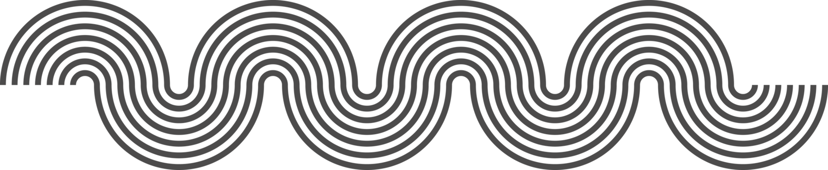 Abstract shape with line pattern. Retro geometric wave. Organic graphic element and curved modern figure. Simple minimalistic aesthetic stripe. png