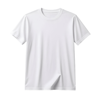 A white t - shirt on a black background png