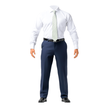 Elegant Business Attire with Modern Suit and Dress Shirt for Men png