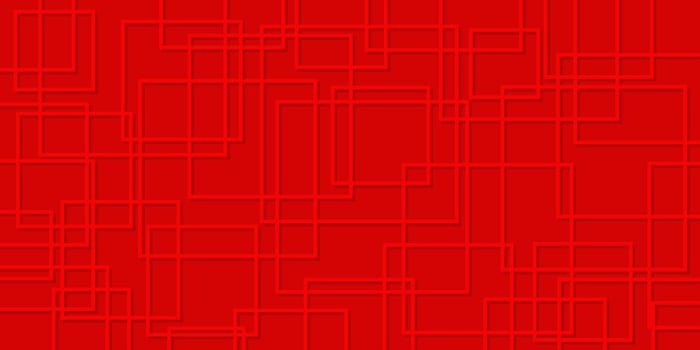 abstract square lines texture red background. template for banner, greeting card, flyer, social media, presentation, web. vector