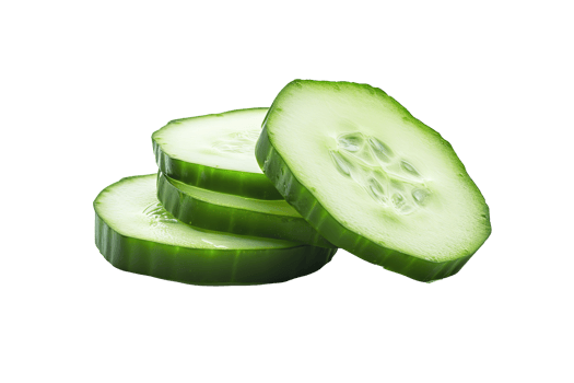 Fresh Cucumber Slices Healthy Food Green Vegetable Diet Kitchen Ingredient Snack Salad Refreshing png
