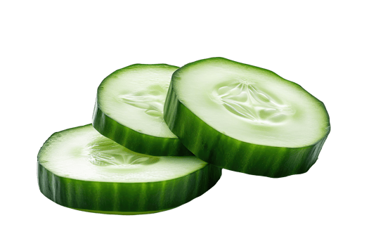 Fresh Cucumber Slices Healthy Food Green Vegetable Salad Ingredient Diet Organic Snack Cuisine png