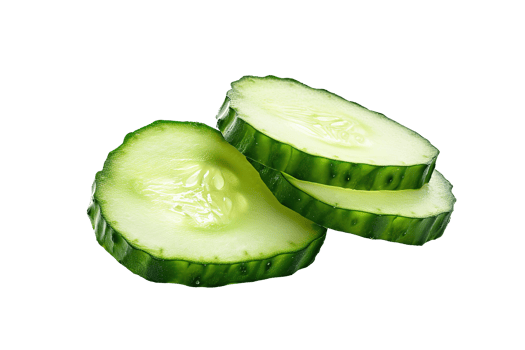Fresh Cucumber Slices Healthy Food Green Vegetable Diet Cooking Ingredient Salad Snack Refreshing png