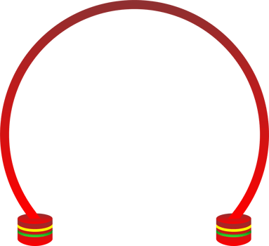 Red display circle shape png