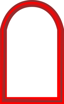 Red door arc curve png